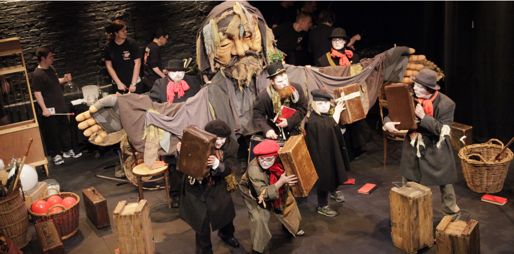 Photo of a production by The Lawnmowers Theatre Company